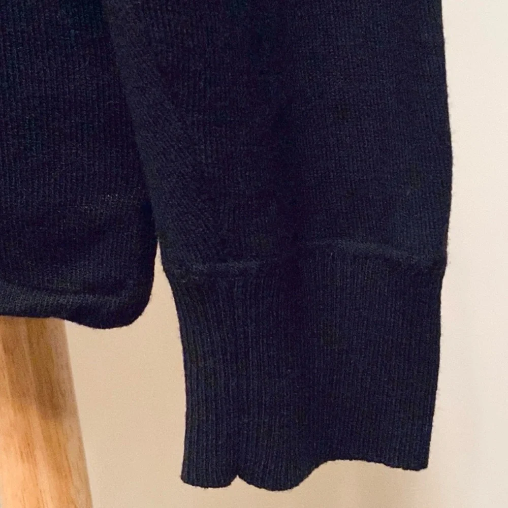 The North Face Men’s Black SZ L Gorpcore Cabin Wear Wool Blend Fleece Sweater